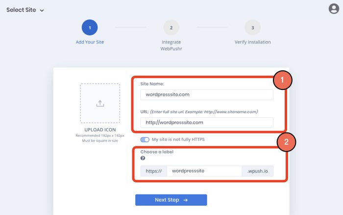 Webpushr Wordpress Integration